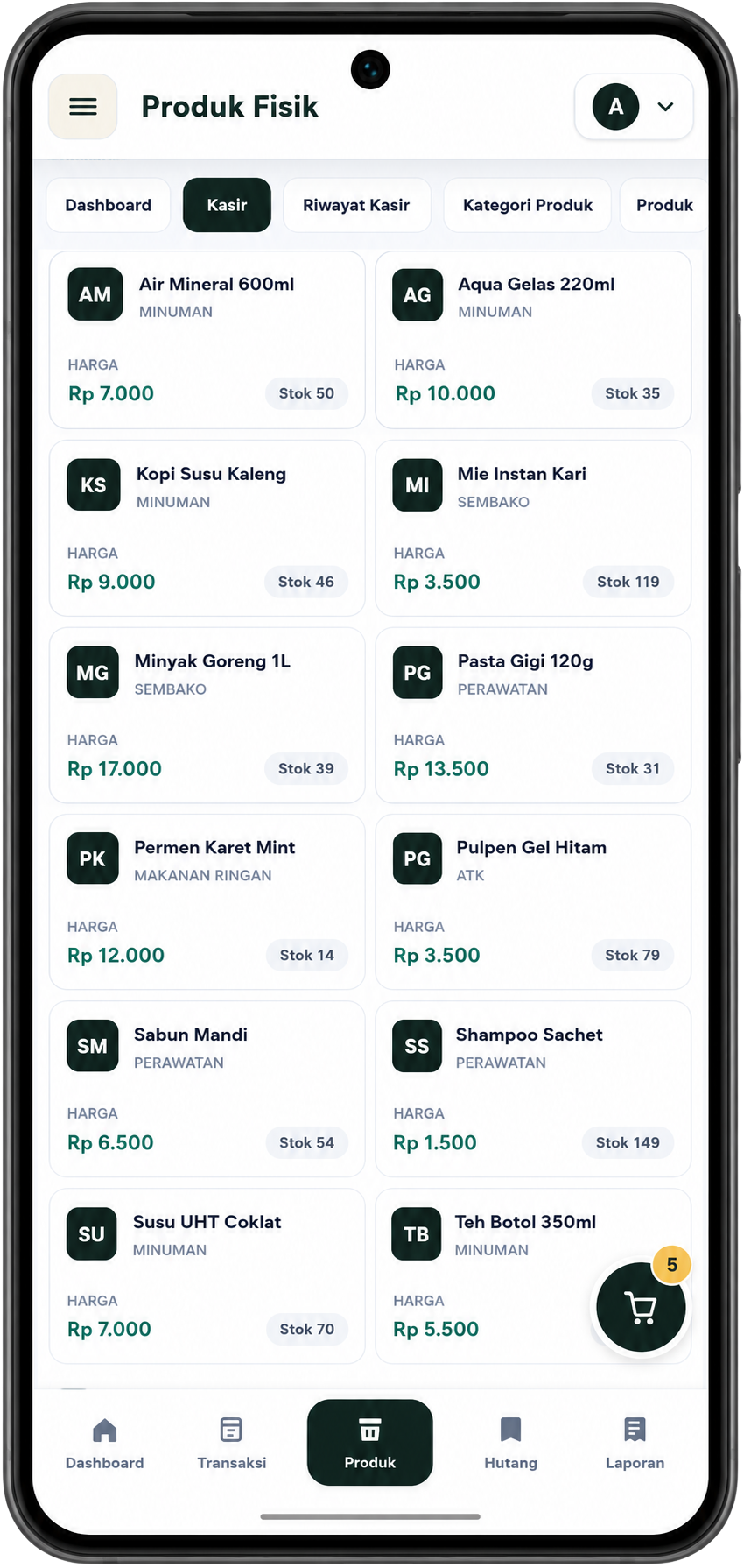 Transaksi mobile